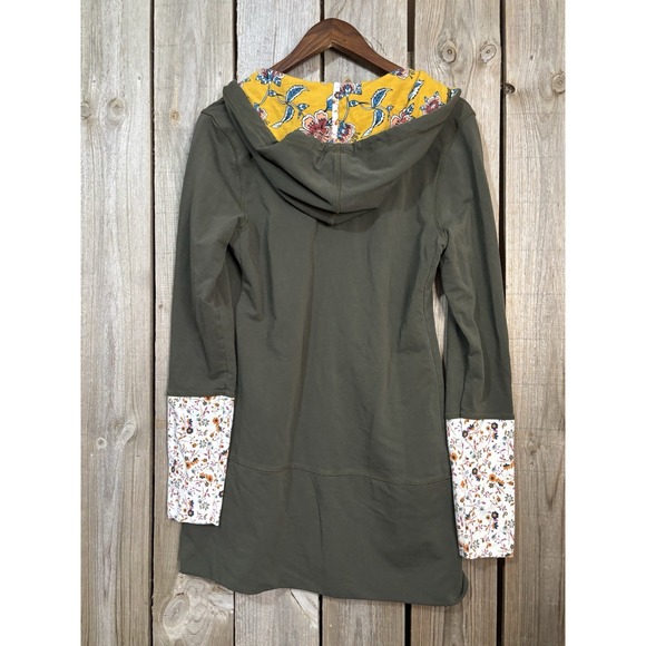 Matilda Jane Floral Patchwork Zip Hoodie M - Picture 2 of 5